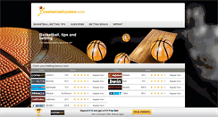 Desktop Screenshot of basketballtips24.com